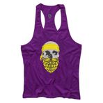 Bluu Arphax Mor Fitness Gym Tank Top Erkek Sporcu Atleti