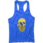 Bluu Arphax Turkuaz Fitness Gym Tank Top Erkek Sporcu Atleti