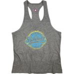 Bluu Barbell Karışık Fitness Gym Tank Top Erkek Sporcu Atleti