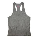 Bluu Basic Gri Fitness Gym Tank Top Erkek Sporcu Atleti
