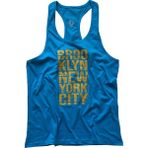 Bluu Brooklyn Mavi Fitness Gym Tank Top Erkek Sporcu Atleti