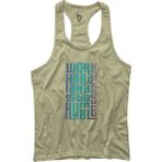 Bluu HMBLE Bej Fitness Gym Tank Top Erkek Sporcu Atleti