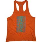 Bluu HMBLE Turuncu Fitness Gym Tank Top Erkek Sporcu Atleti