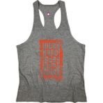 Bluu HMBLW Gri Fitness Gym Tank Top Erkek Sporcu Atleti