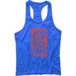 Bluu HMBLW Mavi Fitness Gym Tank Top Erkek Sporcu Atleti