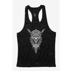 Bluu Owl Fitness Gym Tank Top Sporcu Atleti