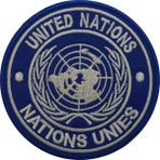 Bm Birleşmiş Milletler United Nations Unies Nakış Işleme Arma Patch Peç 9×9 cm