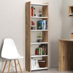 BM Dekor KTB0103 Çam Beyaz Kitaplık