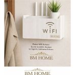 Bm House Bmhouse Pleksi Wifi Kutusu & Duvar Asılabilir Modem ve Sigorta Saklama Kutusu 15X25X6 - Beyaz