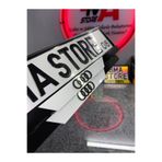 BMASTORE06 Audi Logolu Zebra Model Pleksi Plakalık(1çift,2adet)