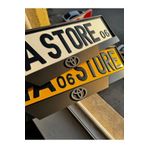 BMASTORE06 BMA TOYOTA MAT Model Pleksi Plakalık (1Çift,2Adet)