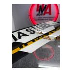 BMASTORE06 BMASTORE CUPRA LOGOLU ZEBRA MODEL Pleksi Plakalık (1çift,adet)