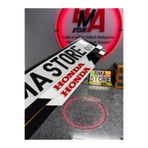 BMASTORE06 BMASTORE KIRMIZI HONDA LOGOLU ZEBRA MODEL Pleksi Plakalık (1 çift, 2 adet)