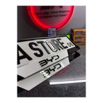 BMASTORE06 BYD Logolu Zebra Model Pleksi Plakalık (1çift,2adet)