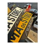 BMASTORE06 FİAT EGEA Uyumlu MAT Model Pleksi Plakalık (1Çift,2Adet)
