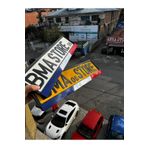 BMASTORE06 Fransız Model Pleksi Plakalık (1 ÇİFT, 2 ADET)