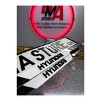 BMASTORE06 HYUNDAİ Yazılı Zebra Model Pleksi Plakalık(1çift,2adet)