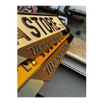 BMASTORE06 Maserati Mat Model Pleksi Plakalık (1ÇİFT,2ADET)