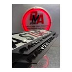 BMASTORE06 RANGE ROVER YAZILI MAT PLEKSİ PLAKALIK (1 ÇİFT, 2 ADET)
