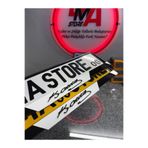 BMASTORE06 SİYAH KEMAL ATATÜRK İMZALI ZEBRA MODEL Pleksi Plakalık (1çift,2 adet)