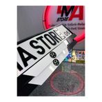 BMASTORE06 VOLKSWAGEN Logolu Zebra Model Pleksi Plakalık(1çift,2adet)