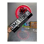 BMASTORE06 VOLKSWAGEN SİYAH LOGOLU MAT Pleksi Plakalık (1çift, 2 adet)