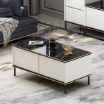BMdekor Orta Sehpa Kozan Beyaz Gold
