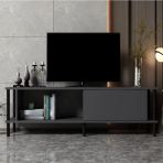 BMdekor Tv Sehpası Rosso Antrasit Siyah 150 Cm