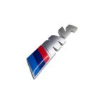 BMG Bmw M4 Logo Bagaj Yazısı - Gümüş - 7x2,5