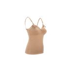 Bmom Hemşirelik Hamile Kolsuz Bluz, Kadın Emzirme Gebelik Strappy T-Shirt, Hamile Kadınlar için Çift Katmanlı Kolsuz Lüks Gömlek,Vizon 80B