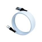 BMUC-02 Beyaz Manyetik USB-A-C Kablo – 1.5 m, Süper Hızlı Şarj