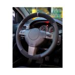 Bmv X1 Serisi Uyumlu Dikmeli Direksiyon Kılıfı Noktalı-Alkantara Gri Yüzüklü
