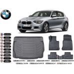 Bmw 1 Serisi F20 2014 Model Bagaj Havuzu Araca Özel Siyah Havuzlu Paspas Takımı Sett