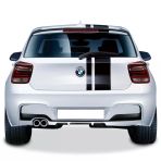 Bmw 1 Serisi İcin F20 2012 - 2015 M Performance Arka Tampon Eki - Difuzor (Plastik)