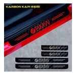 BMW 118 Karbon Kapı Eşiği Oto Sticker 4 Adet