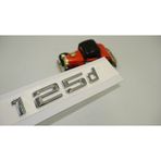 Bmw 125d Bagaj Krom Metal 3M 3D Yazı Logo