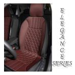 Bmw 3 SERİSİ 320 Lüx Oto Koltuk Minderi Ön 2'li Set ELEGANCE Serisi KIRMIZI SİYAH