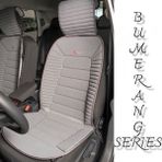 Bmw 3 SERİSİ 323 Lüx Oto Koltuk Minderi Ön 2'li Set BUMERANG Serisi GRİ