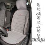 Bmw 3 SERİSİ 325 Lüx Oto Koltuk Minderi Ön 2'li Set BUMERANG Serisi GRİ