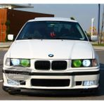 Bmw 3 Serisi E36 1990-2000 Uyumlu Üniversal Laguna Lip Esnek Ön Lip 2 Parça Tampon Altı Dil Karlık Ön Ek