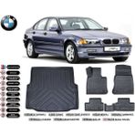Bmw 3 Serisi E46 2004 Model Bagaj Havuzu Araca Özel Siyah Kokusuz Havuzlu Paspas Takımı