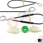 Bmw 3 Serisi E46 Compact 2001-2005 2/3 Kapı 51338251351 İçin Elektrikli Sol Cam Kriko Tamir Seti