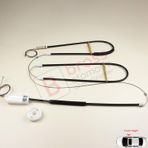 Bmw 3 Serisi E46 Coupe Cabrio Convertible 1999-2007 51338229106 Icin Sag Kapi Cam Kriko Tamir Seti