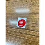 Bmw 3 Serisi E90 E91 E92 F30 Kırmızı Start Stop Sticker Üstüne Yapıştırmadır - 25MM
