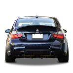 Bmw 3 Serisi İcin E90 2006 - 2012 M Performance Arka Tampon Eki - Difuzor (Plastik)