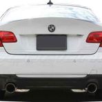 Bmw 3 Uyumlu Serisi E92 E93 3,35 Arka Tampon Eki - Difüzör (Plastik)