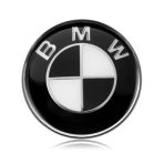 Bmw 45Mm Dıreksıyon Damla Stıcker Logo Sıyah Beyaz