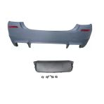 Bmw 5 Serı F10 10/16 Arka Tampon Komple Astarlı (Çift Egz.delikli/Karlıklı/Reflektörlü) M5 Lcı