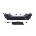 Bmw 5 Serı F10 10/16 Arka Tampon Komple Astarlı (Çift Egz.delikli/Karlıklı/Reflektörlü) M5