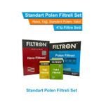 Bmw 5 Serisi E60 5.20d N47 Motor Filtron Filtre Seti 2008-2010 Hava+yağ+yakıt+standart Polen